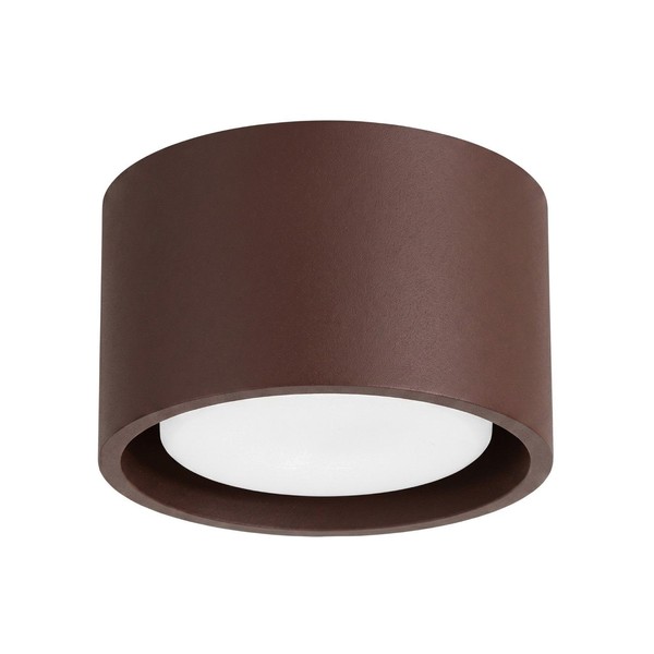 Deckenleuchte Aluminium Braun GX53 Modern Schlafzimmer Ø 10 Cm Deckenlampe Flur-image