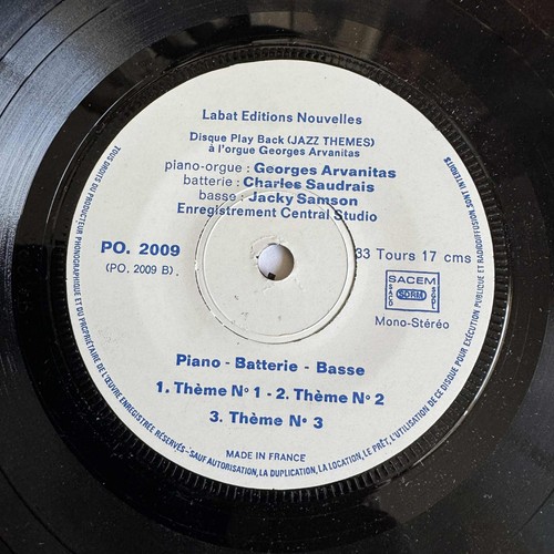 Set 5 records 33 rpm Georges Arvanitas Llibrary Piano Bass Drums Exercises - Picture 9 of 10