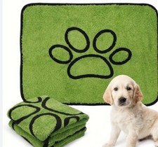 Washable Pee Pads for Dogs: 24 x 18 INCH 4 PK Black with white Paws  Cats