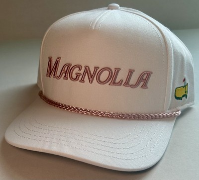 2026 Masters Magnolia White Men's Rope Hat Cap Augusta National Golf Club    