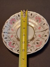 Wedgewood Pink Papyrus Cream & Sugar Set Vintage 1960s Bone China