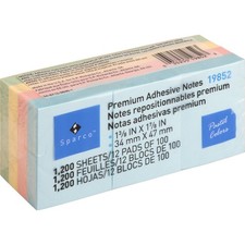 12 pack Mini Sticky Notes Pad Pastel 