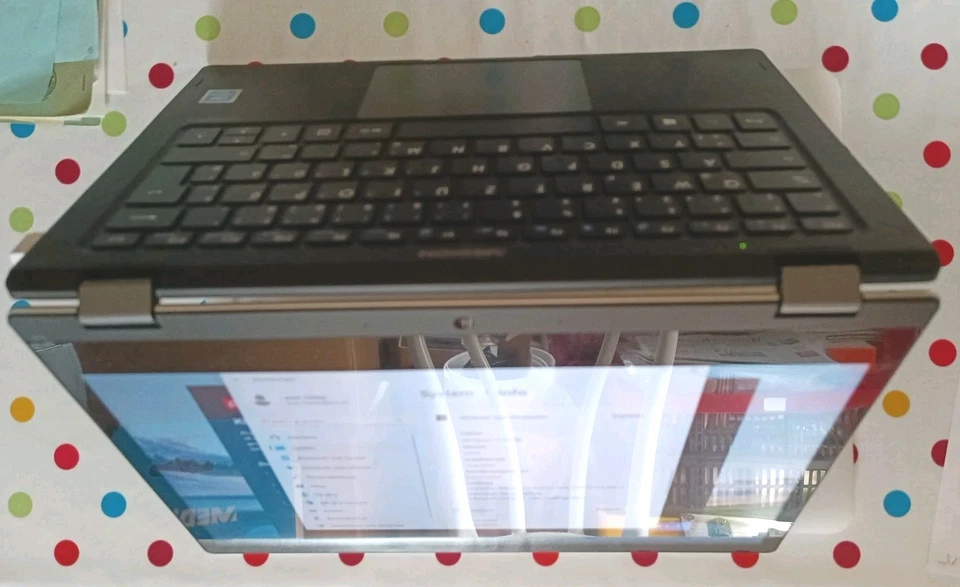 Medion Akoya E3222 Convertible Notebook Intel Celeron, 4GB RAM, 128GB SSD silber - Bild 2 von 4