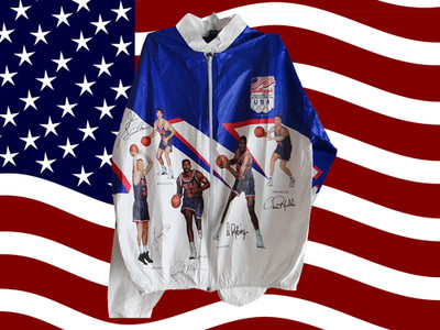 VTG Kellogg's 1992 USA Olympic Dream Team, Youth 26-28 Tyvek Jacket (Never Worn)