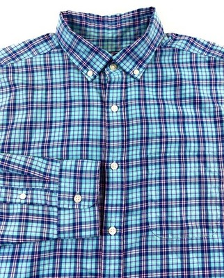 Vineyard Vines Performance Men's Classic Fit Murray Shirt Blue Check Large