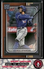 George Springer 2023 Topps Museum Collection Copper #50 Toronto Blue Jays