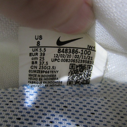 Nike Women's Air Rift BR Breathe 848386-100 White Platinum US8 (W) No Box Good+ - Picture 6 of 10
