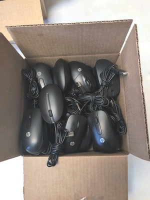 HP Wired USB USED Mouse ''LOT OF 10''