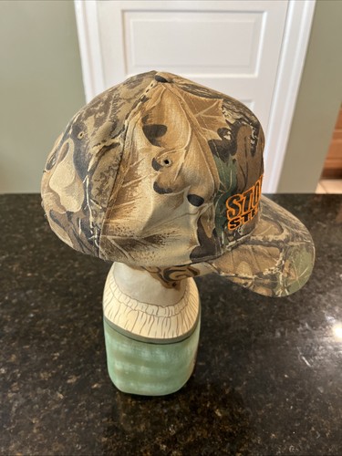 VINTAGE 1998 WWE / WWF TITAN SPORTS STONE COLD STEVE AUSTIN CAMO HAT USA (ls) - Picture 3 of 12