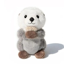 Sea Otter Plush Toy 9" Cute Stuffed Animal Doll Kids Birthday Gift