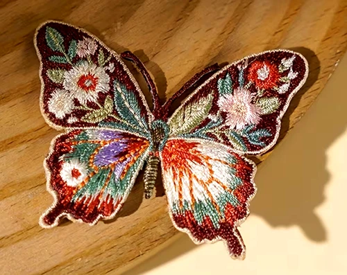 iron on patch/applique butterfly 2 +1/2x 1+7/8-inch FREE SHIPPING