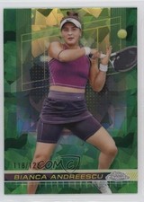 2024 Topps Chrome Sapphire Edition Green 118/125 Bianca Andreescu #121 1b09