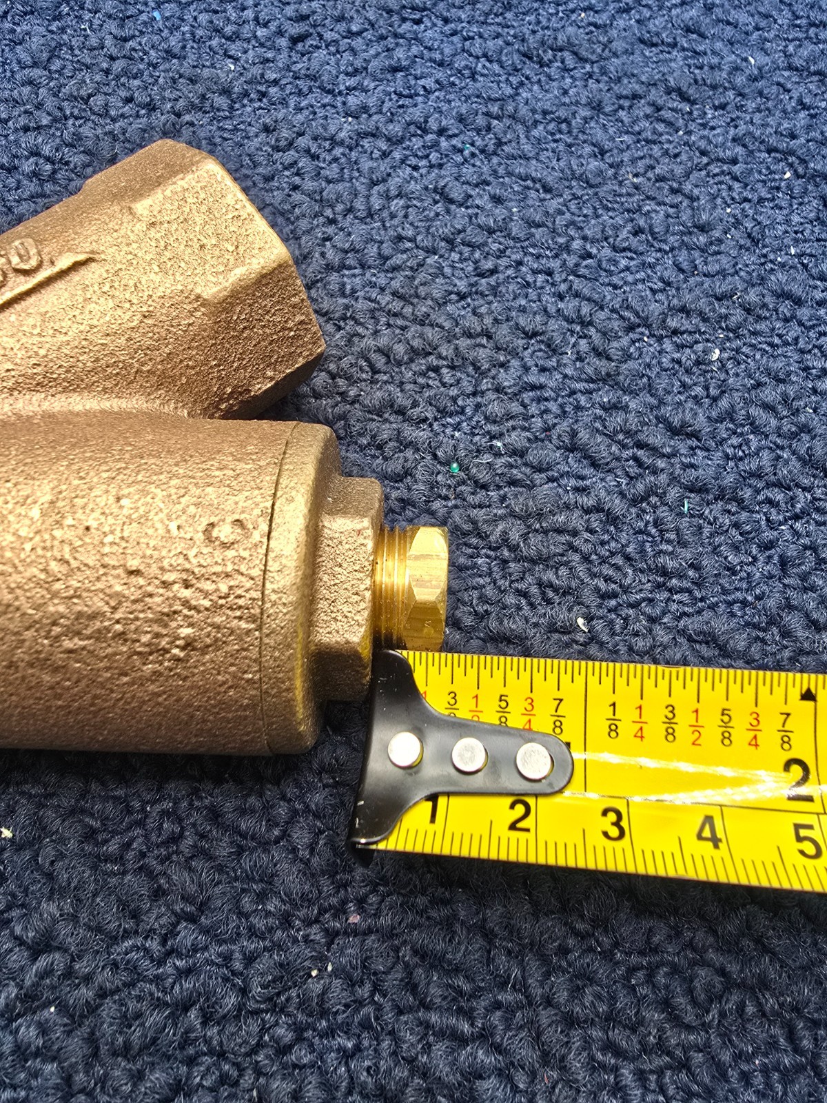 1" NPT Threaded Bronze Y-Strainer With Plug LEAD-FREE