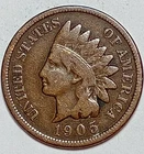 Indian Head Penny Lot of "1" VERY NICE 1905 GOOD OR BETTER°$ FREE SHIPPING $#985