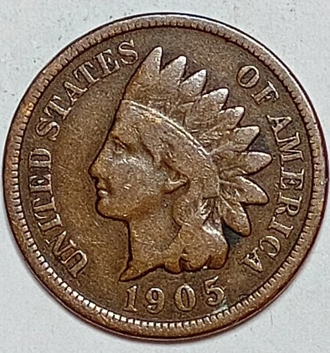 Indian Head Penny Lot of "1" VERY NICE 1905 GOOD OR BETTER°$ FREE SHIPPING $#985