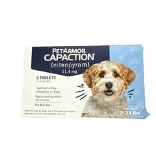 PetArmor CapAction Fast-Acting Oral Flea Treatment for Small Dogs 6 Count