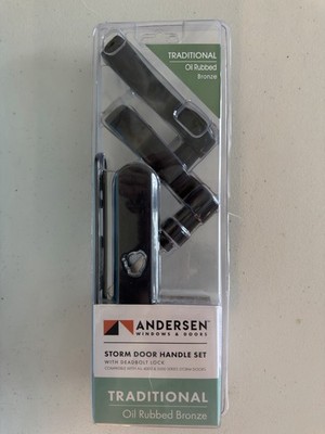 Andersen 92893 Storm Door Handle Set Oil Rubbed Bronze Traditional 3000 4000