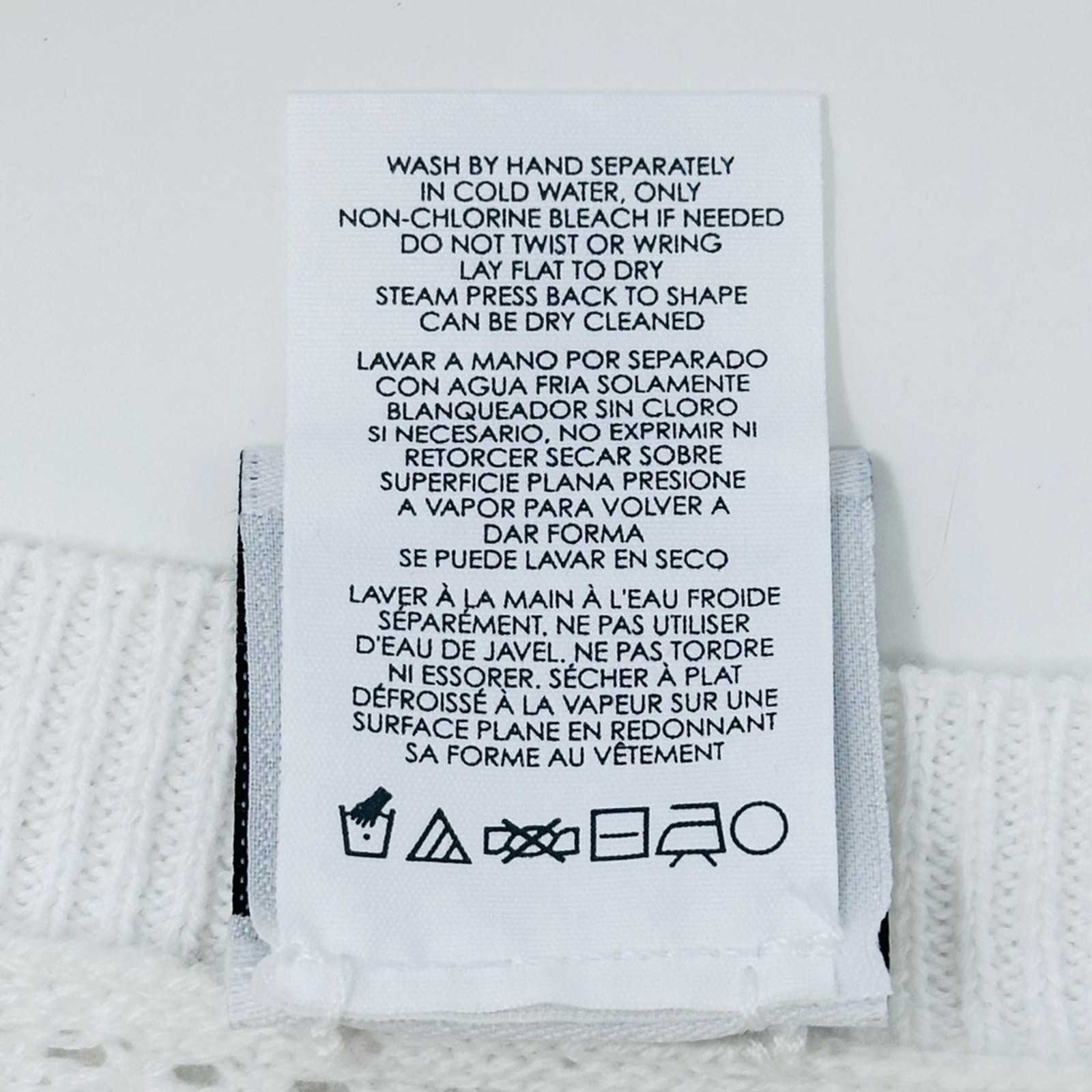 Cabi Breeze Open Knit Mesh Top Size Small Oversized White Minimalist Layer 5454