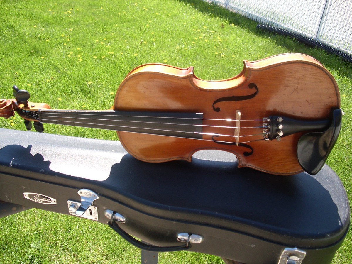 Violin 22” Copy Of Antonius Stradivarius Made In Czechoslovakia