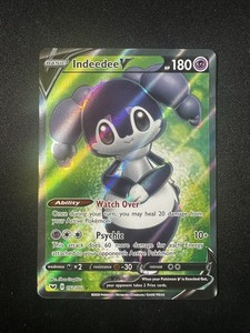 Indeedee V (Full Art) 192/202 Sword & Shield Base Holo - Pokemon Near Mint