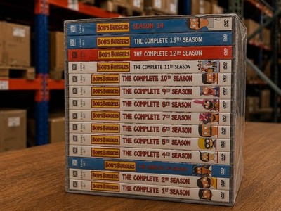 Bob's Burger The Complete Series 1-14 (DVD, 39-Discs, Box-Set), Brand New!