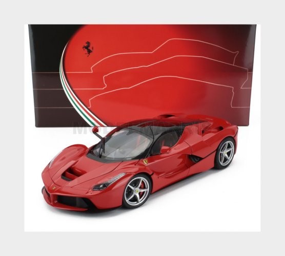 BBR Ferrari Laferrari 2013 Silver Rims 1:18 BBR182221-9
