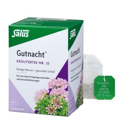 2x GUTNACHT Kräutertee Nr.33 Salus Filterbeutel 15 ST