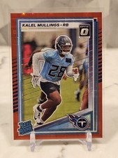 Kalel Mullings Red Pandora Prizm 2025 Panini Donruss Optic Preview #378 Titans
