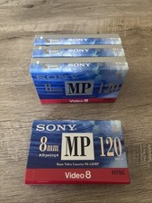 4 Pack NEW Sony P6-120MP 8mm Video Cassette Tape 120 Min 8 Metal MP Sealed