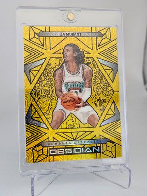 Ja Morant 2024-25 Panini Obsidian #58 Gold 1/10
