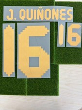 Mexico 2025 Julián Quiñones Player Size Soccer Shirt Nameset Name Number ID