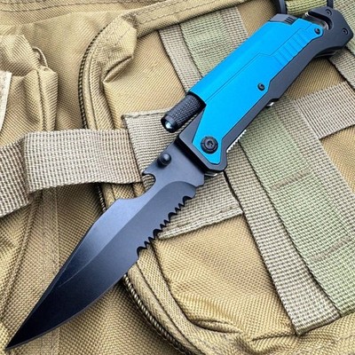 Cuchillo de bolsillo para camping al aire libre de 8.5, cuchillos plegables mult