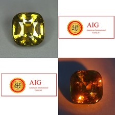 5.36 Cts AIG Certified 100  Natural Unheated Color Change Alexandrite Srilanka