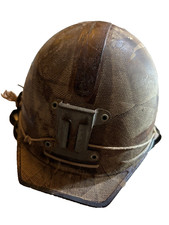 Vintage Texolex Mining Helmet - Malcolm Campbell Ltd - With Lamp Bracket