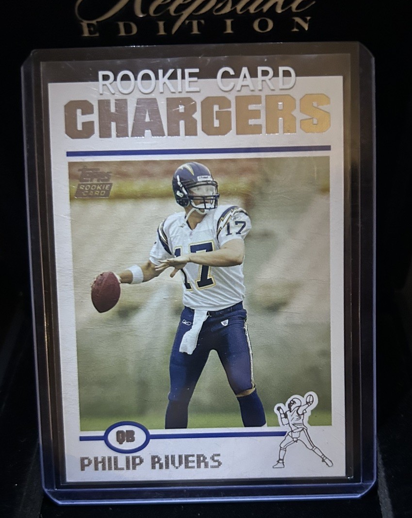 Philip Rivers 2004 Topps Rookie Card #375 Chargers RC