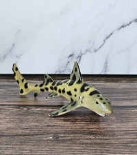 VINTAGE 1996 Safari Ltd Leopard Shark Figure - Rare Retro Sea Life Toy 6.5