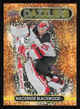 2021-22 Upper Deck Dazzlers Orange #DZ78 Mackenzie Blackwood