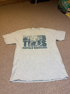 Vintage 2000s Better Times Buffalo Hardcore New York Hardcore Scene Gray T Shirt