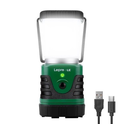 Lighting EVER 1000LM Camping Lantern Rechargeable, 4400mAh Power Bank, Campin...
