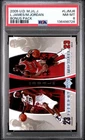 LeBron James & Michael Jordan 2005 Upper Deck Bonus Pack Card #LJMJ6 PSA 8