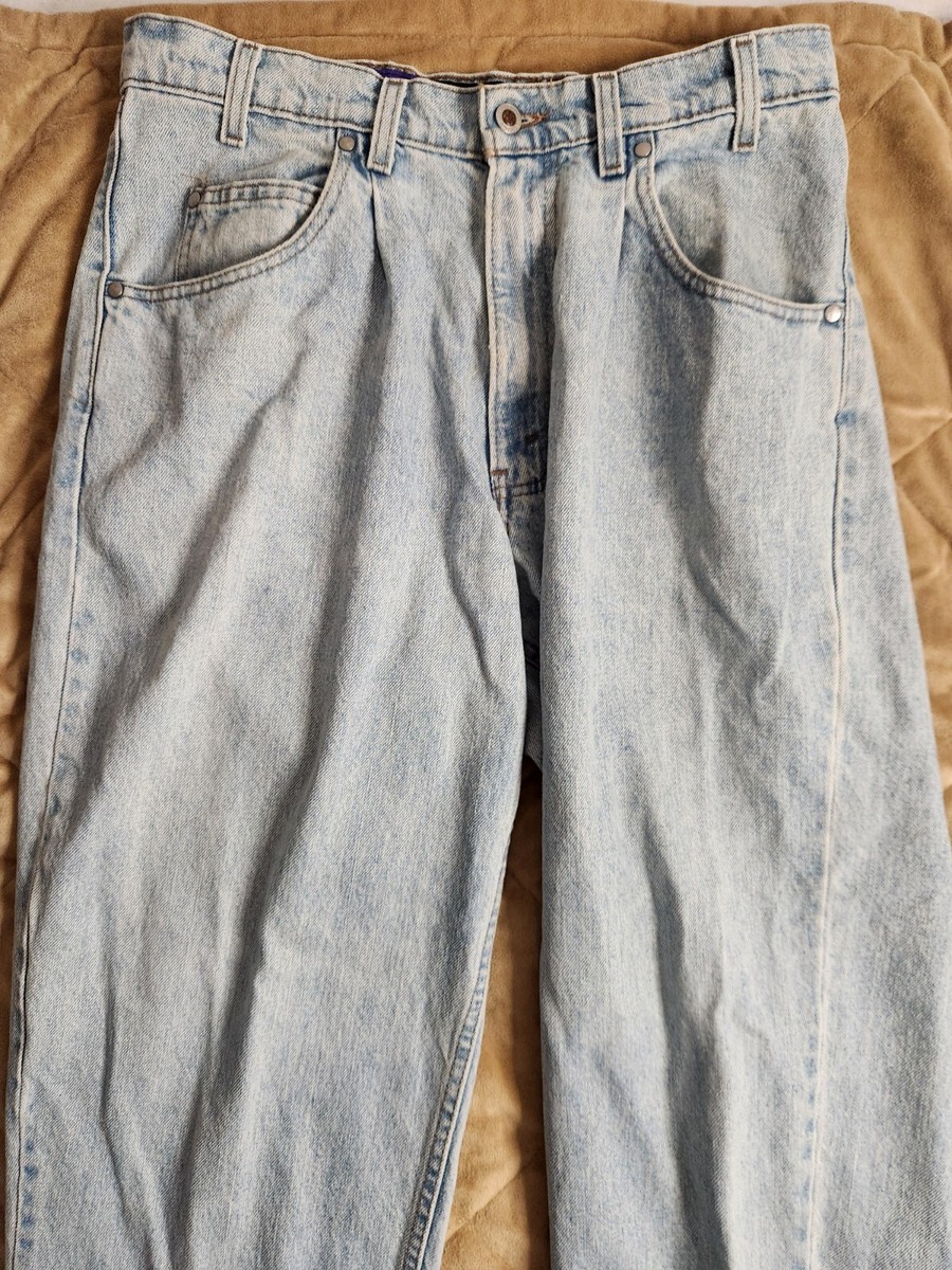 Vintage 90s Levis Silvertab Baggy Jeans Men Size 32x33 Purple Tag 
