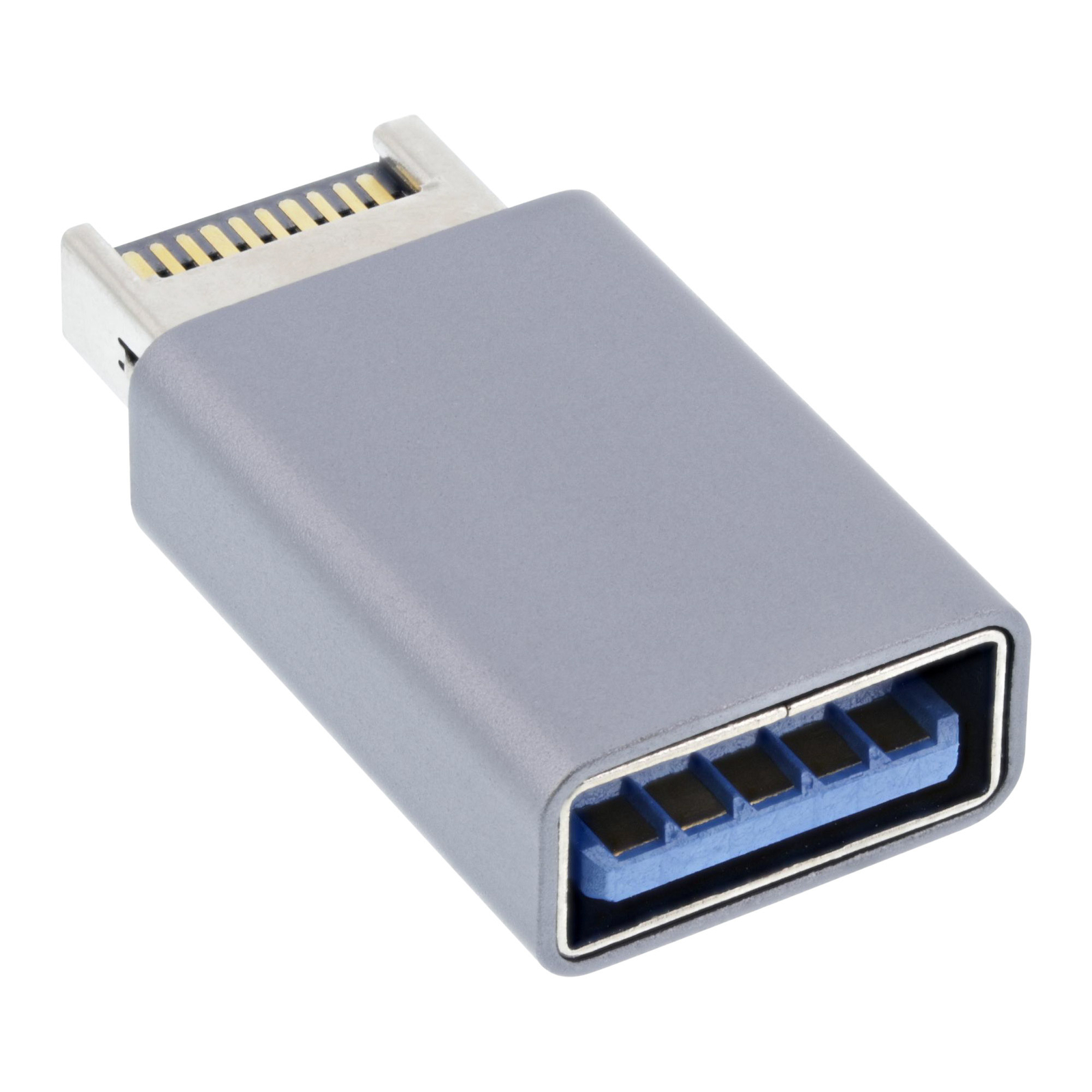 Inline Usb 3.2 Adapter, Intern Usb-e Frontpanel Stecker Zu Usb-a