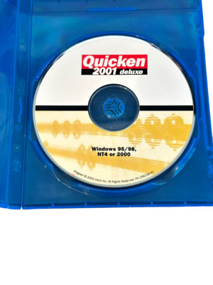 Intuit Quicken Deluxe 2001 for Windows '95/'98/NT4/'00