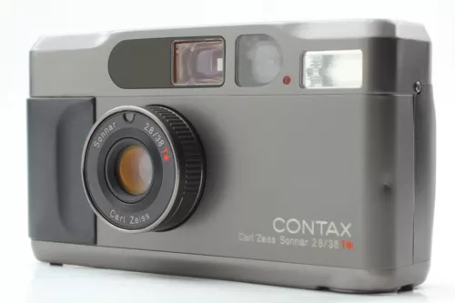 READ "Exc+5" Contax T2 Titan Black 35mm Point & Shoot Film Camera From JAPAN