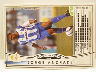 Panini WCCF 2004-05 Jorge Andrade 1978 Portugal No.14 Deportivo La