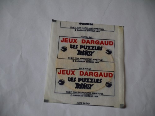 UDERZO ASTÉRIX AUTOCOLLANT DARGAUD 1976 NEUF DANS SON BLISTER N°4 - Picture 2 of 2
