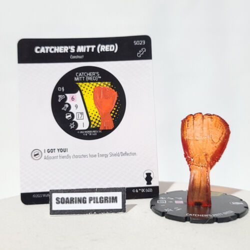 DC Heroclix CATCHER'S MITT (RED) s023 SPECIAL OBJECT Batman Team-Up - Picture 1 of 1