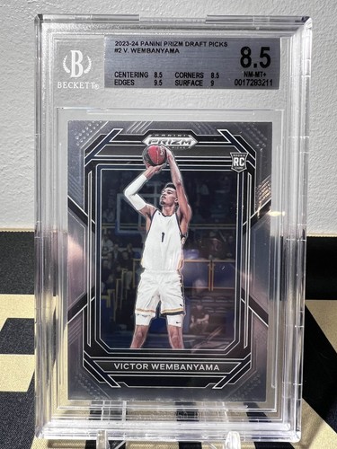2023-24 Panini Prizm Draft Picks #2 Victor Wembanyama BGS 8.5 - 第 1/2 張圖片