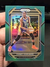 Chiney Ogwumike 2023 Panini WNBA Prizm GREEN HOLO #127 LA Los Angeles Sparks