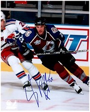 Colorado Avalanche SHJON PODEIN Signed Autographed 8x10 Pic J